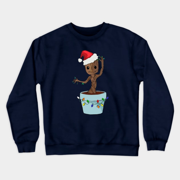 Holiday Tree Crewneck Sweatshirt by Jen Talley Design